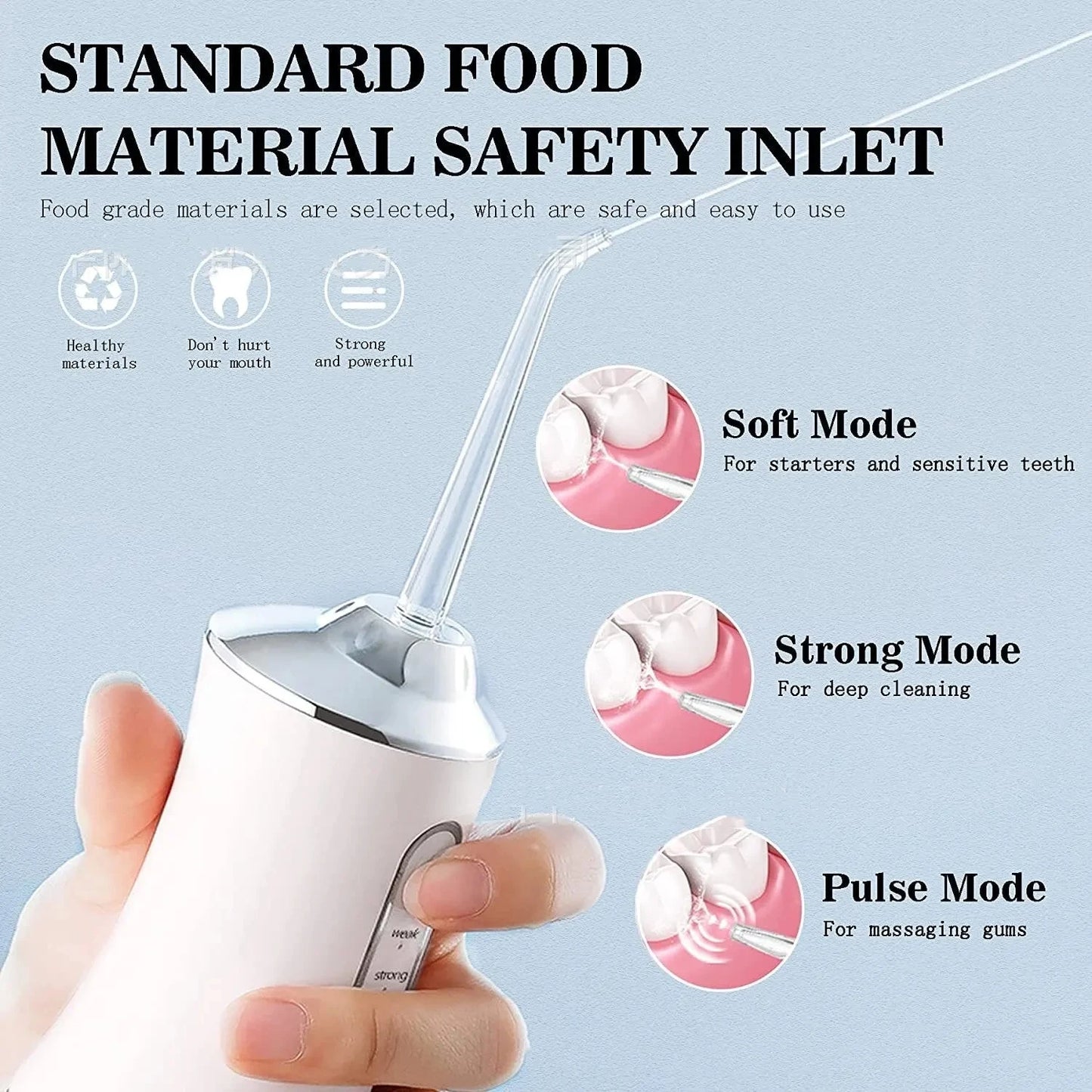 New Oral Irrigator Portable Dental Water Flosser USB Rechargeable