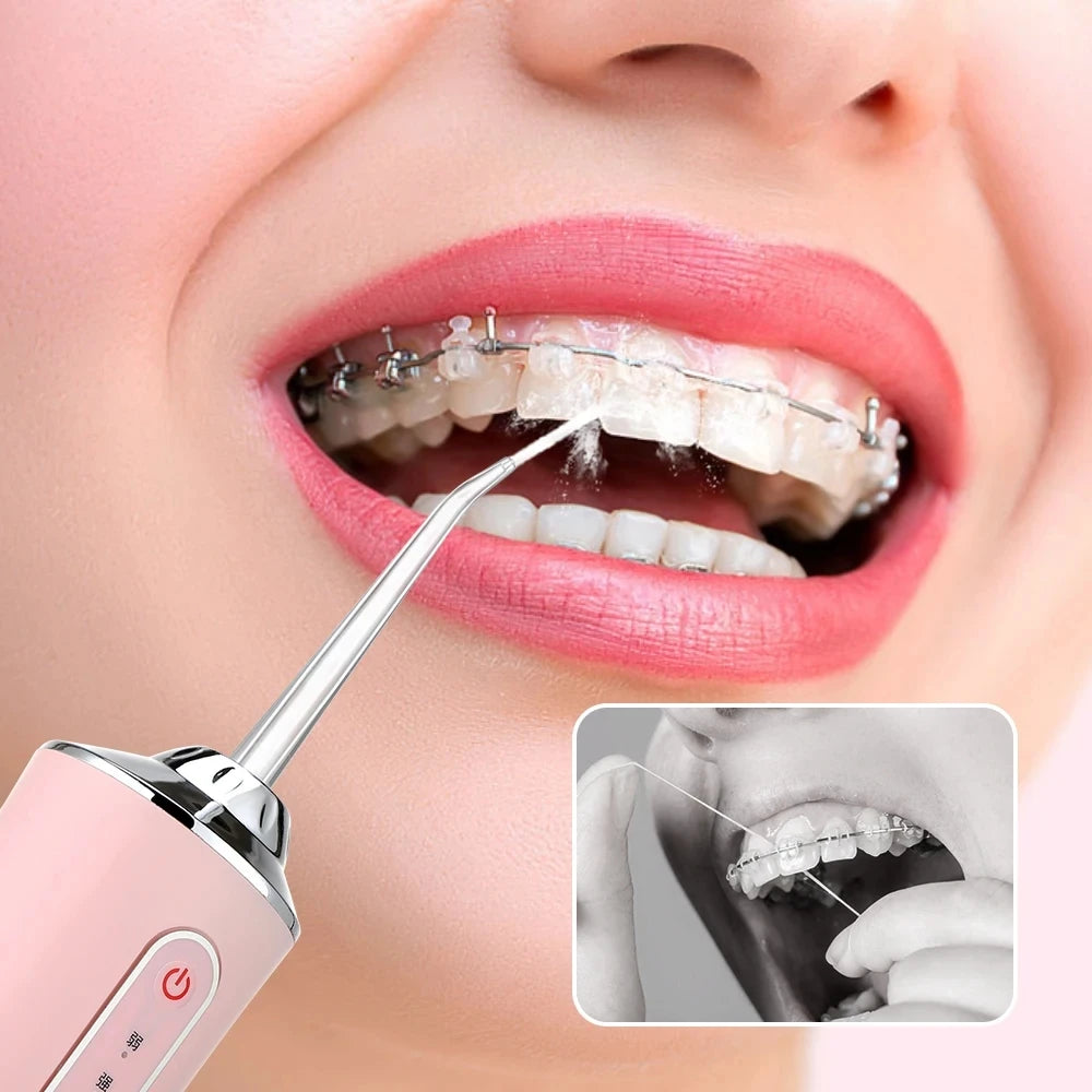 New Oral Irrigator Portable Dental Water Flosser USB Rechargeable
