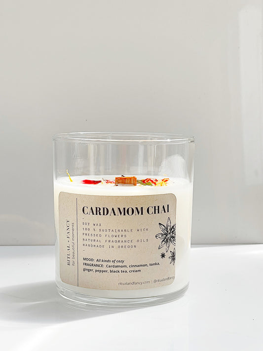 Cardamom Chai (Clean Curing Candles)